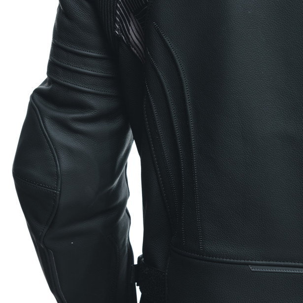 avro-5-leather-jacket-black-anthracite image number 11