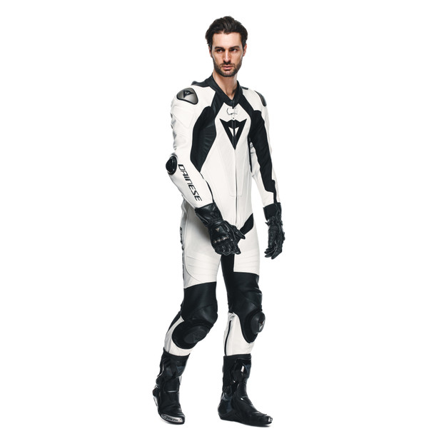 laguna-seca-5-1pc-leather-suit-perf-white-black image number 5