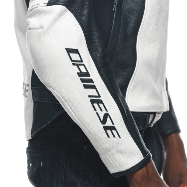 racing-4-leather-jacket-white-black image number 6