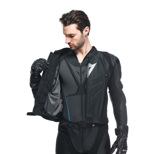 sport-2-pcs-leather-suit-black-matt-anthracite image number 15