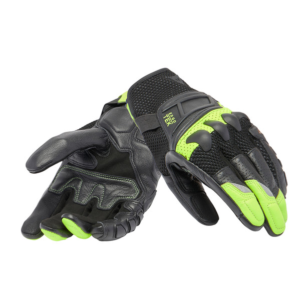 x-ride-2-ergo-tek-gloves-black-yellow-fluo image number 4