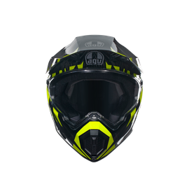 AX9 AGV DOT(ECE) MULTI MPLK - STEPPA CARBON/GREY/YELLOW FLUO