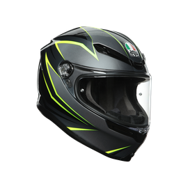 K6 AGV DOT(ECE) MULTI MPLK - FLASH GREY/BLACK/LIME