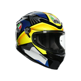 K6 AGV DOT(ECE) MULTI MPLK - JOAN BLACK/BLUE/YELLOW