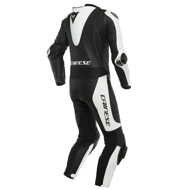 laguna-seca-5-1pc-leather-suit-perf-s-t-black-white image number 1