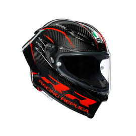 PISTA GP RR E2206 DOT - PERFORMANCE CARBON/RED